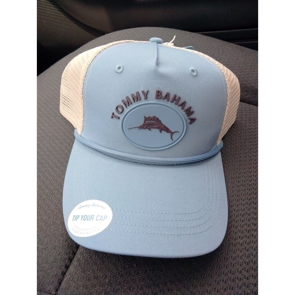 Tommy Bahama Tip Your Cap Baja Margarita Cocktail Recipe Adjustable Hat Cap NWT